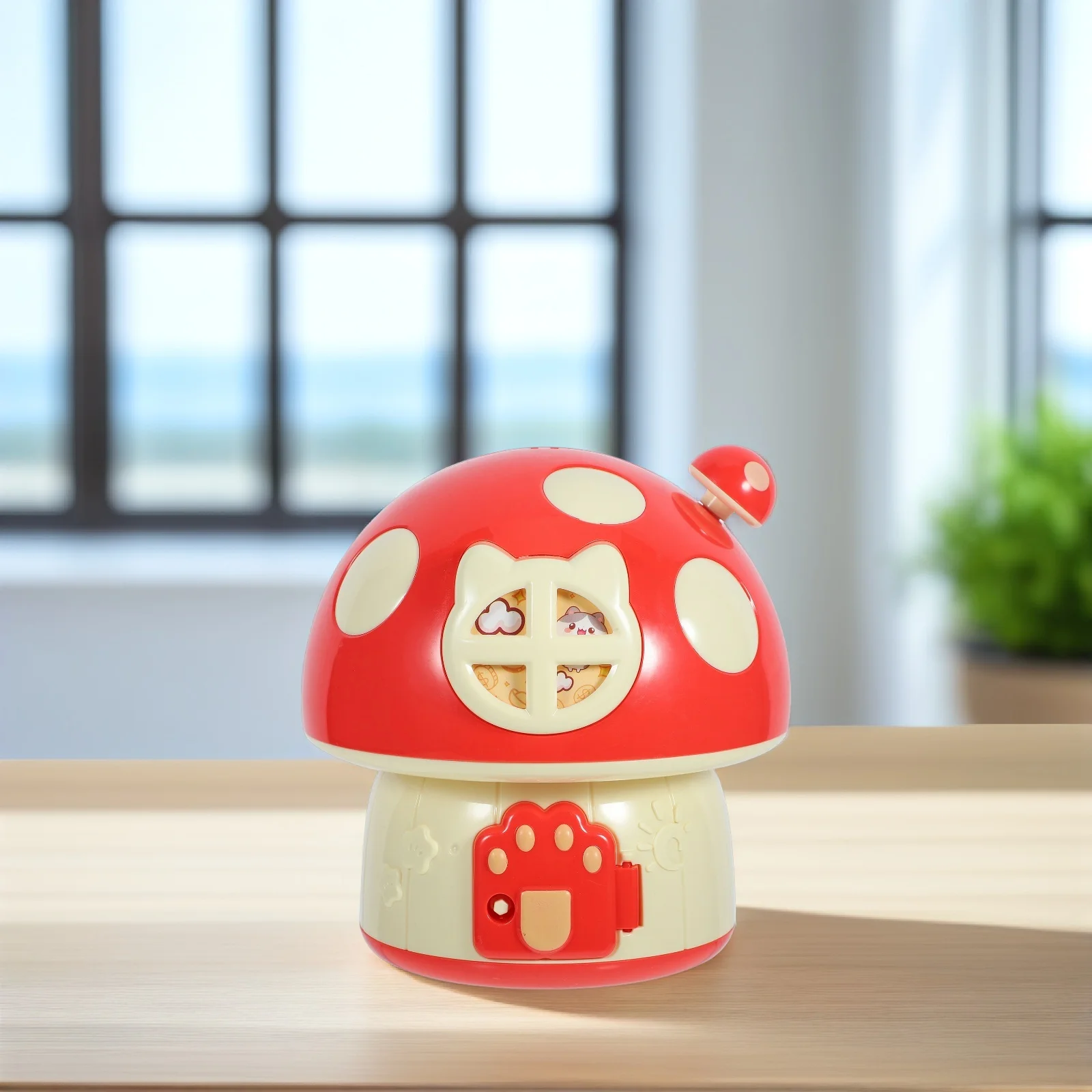 Paddestoel Spaarpot voor Meisjes Leuke Cartoon Geldpot Muntbesparende Doos Decoratieve Desktop Opslag Pot voor Kinderen Verjaardagscadeau