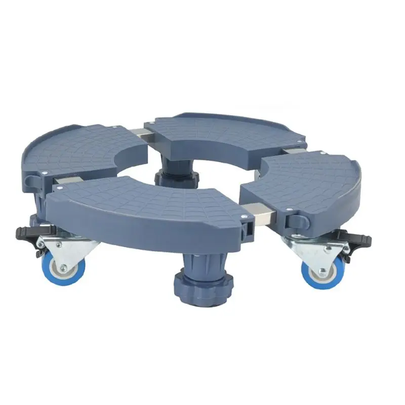 A33R-Plant Caddy With Wheels Heavy Duty 440Lbs Capacity, Adjustable Rolling Plant Stand Indoor Outdoor With Braking Function