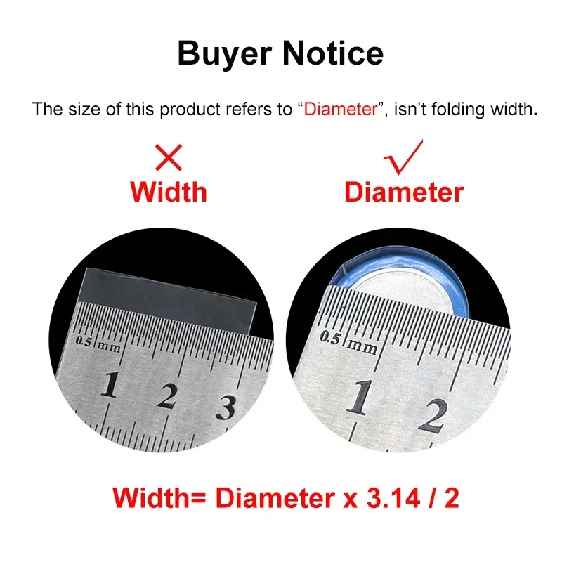 1~50m 2:1 Heat Shrink Heatshrink Tube Red Diameter 0.6mm ~ 80mm Wire Repair DIY Cable Protecctor Tubing Sleeving Wrap