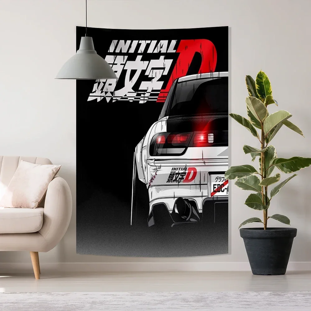 100x150cm Initial D Mako Super Eurobeat Anime Tapestry Wall Decor Hanging tapestry Decoration Home