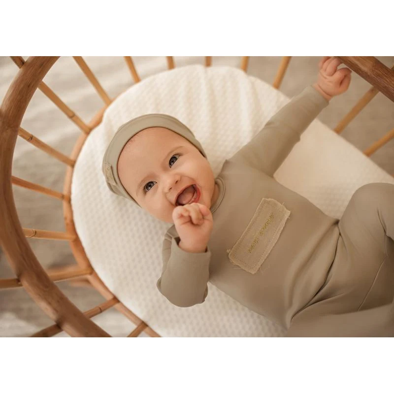 Ali Layette Aw25 Mon Amour Collection Embroidered Layette Set Babies Rompers Matching Hat And Blanket Babies Rompers