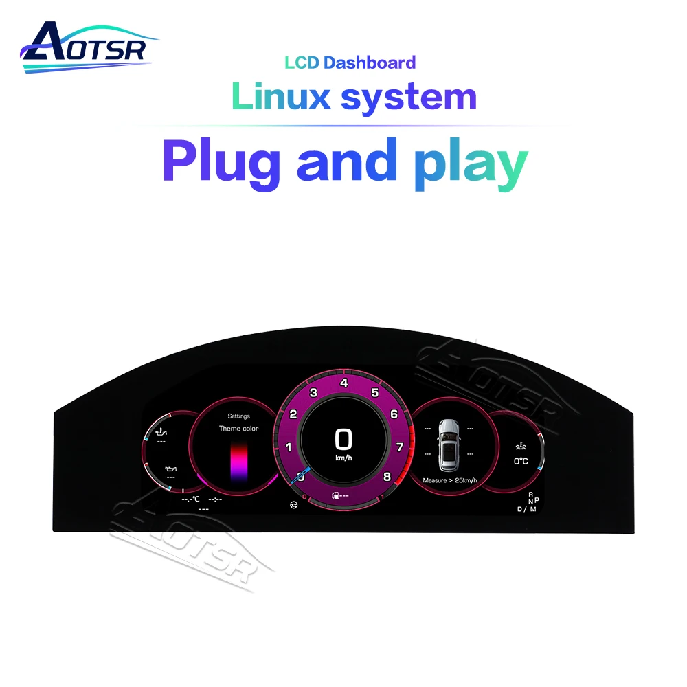 

12.3 Inch Screen For Volkswagen Phaeton 2004-2015 Full LCD Digital Dashboard Cockpit Virtual Instrument Gauge Upgrade Accessory