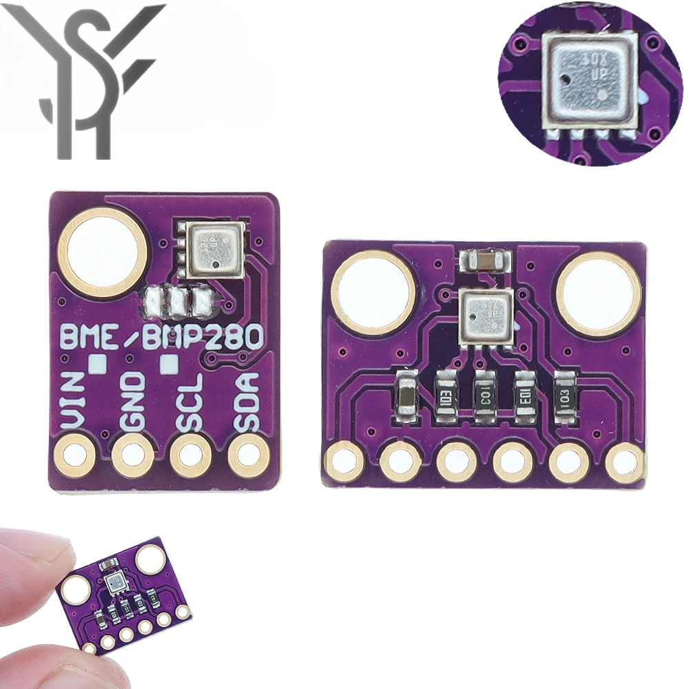 5-50 шт./лот TENSTAR ROBOT BME280 5 В 3,3 В цифровой датчик температуры и влажности модуль барометрического давления I2C SPI
