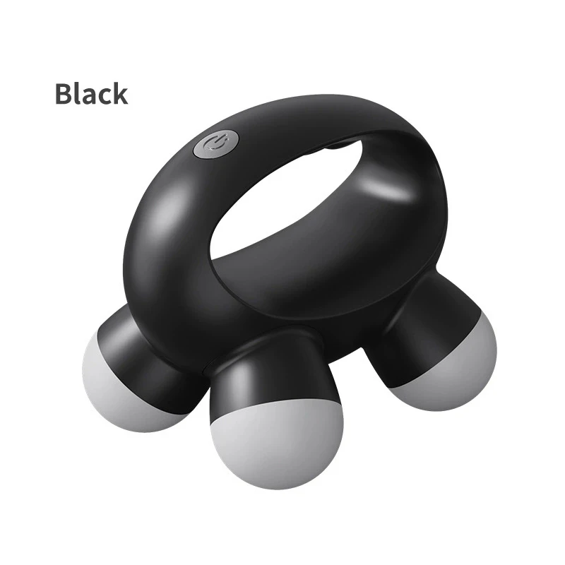 Electric Massager, Portable Mini 4-Node Design for Deep Muscle Relaxation on Neck, Waist & Body, Handheld Tool