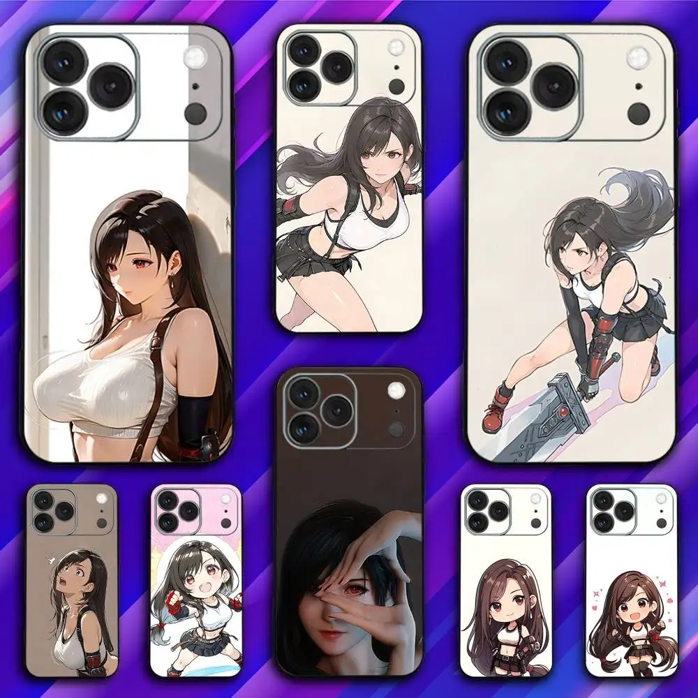 

T-Tifa Game L-Lockhart Phone Case For iPhone 17,16,15,14,13,12,11,Pro,Max,Plus,X,XS,SE4,E,Mini,Soft Black Case