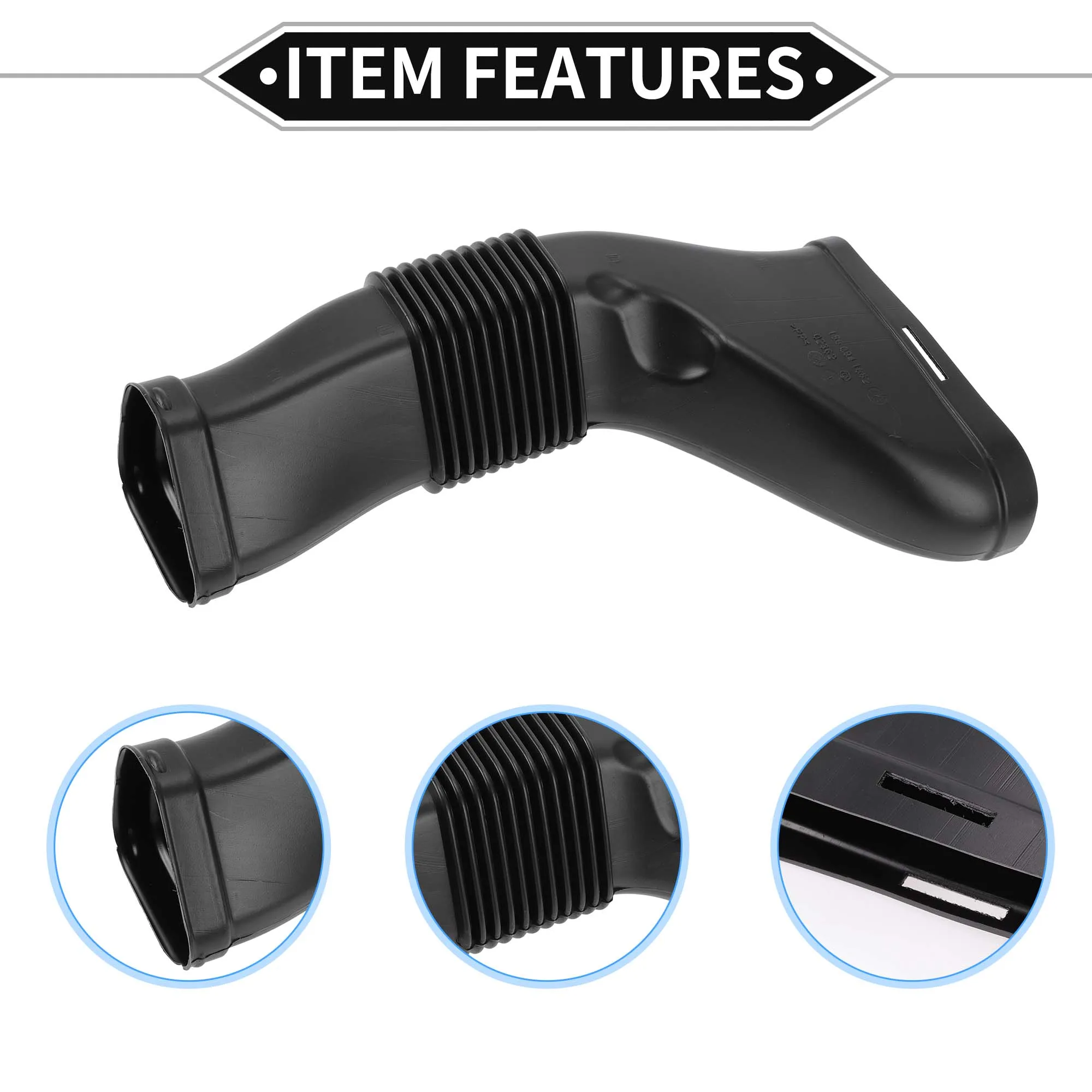 

X Autohaux Автомобильный впускной шланг, совместимый с Mercedes-Benz C63 AMG, правый шланг воздухозаборника No 1560941682