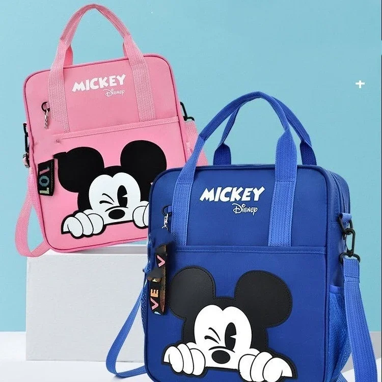 

Disney Mickey Three Use Student Tote Backpacks Homework Training Class Printed Children Schoolbag Single Shoulder Crossbody Bag