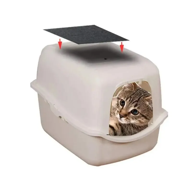 

Pet Cat Litter Box Filter Activated Carbon Deodorizing Filters Carbon Pack Deodorant Absorb and Filter Odor Cat Suppplies Pet