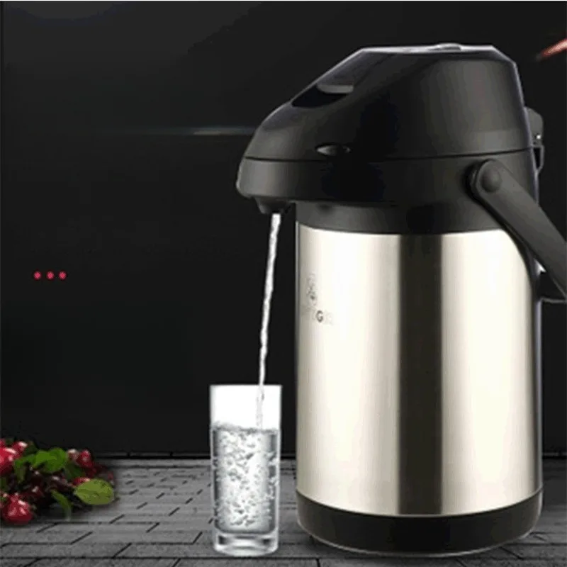 Warm pot Stainless steel warm bottle Boiling water bottle Press type thermal insulation kettle