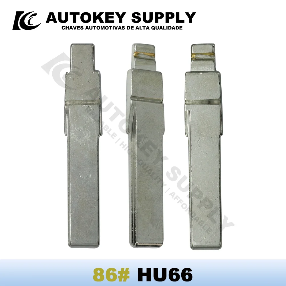 

5PCS/10PCS KD VVDI 86# HU66 Key Blade Replacement Uncut Blank For VW