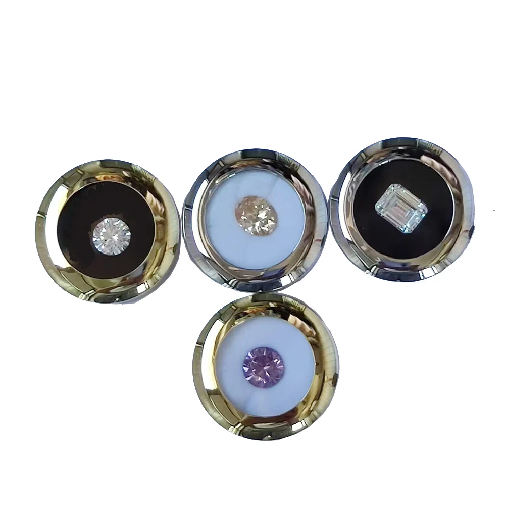 Loose Diamond Box Transparent Gemstone Storage Case Quality Pendant Beads Organizer Ring Earrings Gem Stone Gift Packaging Box