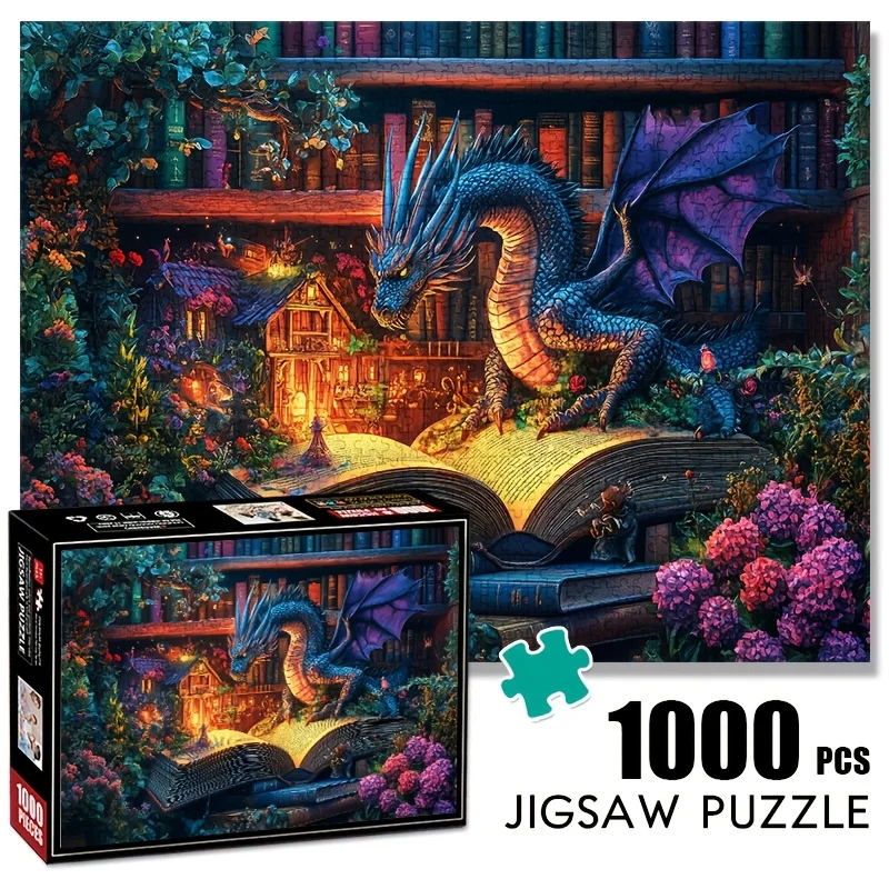 1000ピースの大きな難しいジグソーパズル 大人と家族に最適 - 複雑な画像を備えた高度な脳トレ、大規模なDIY