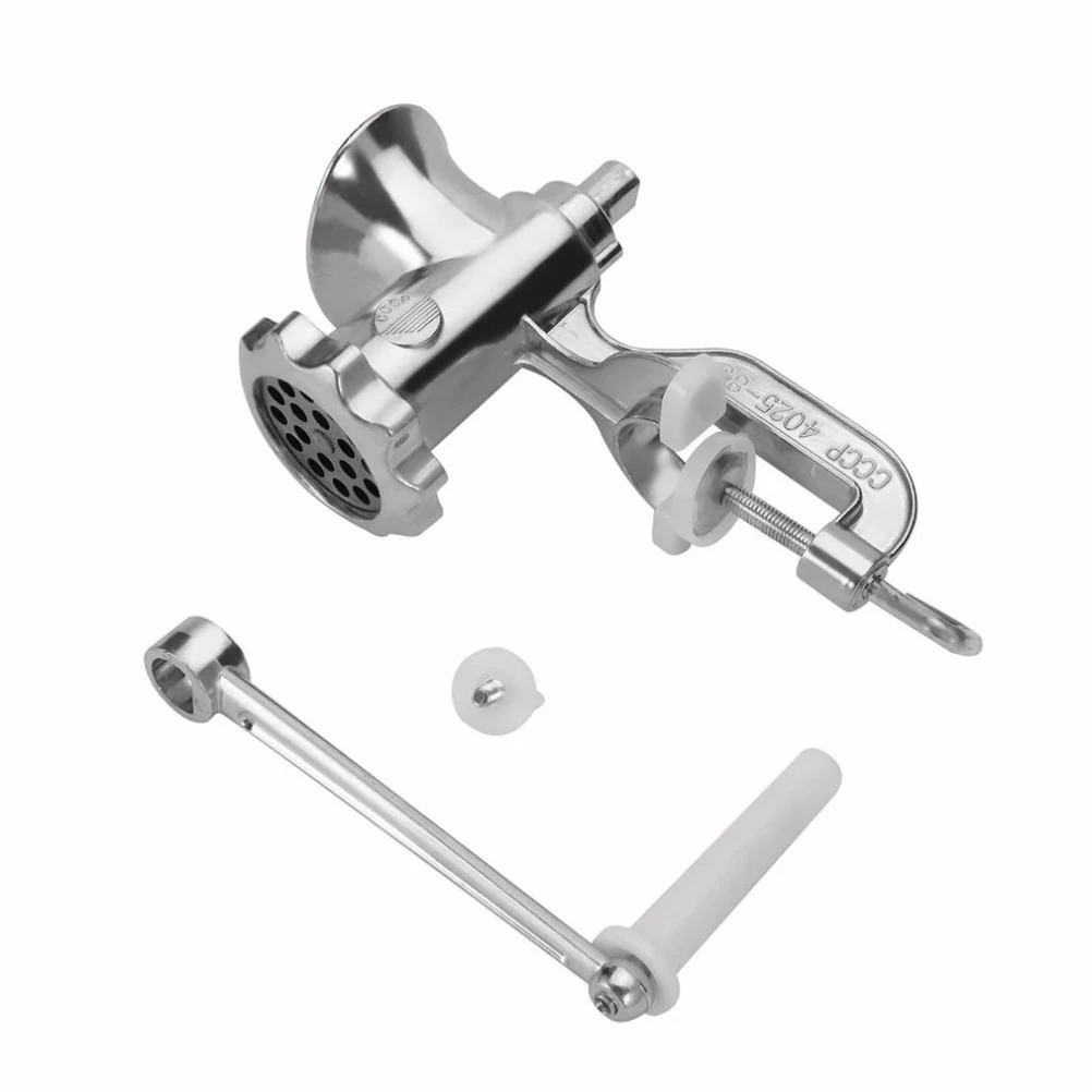 

Manual Meat Mincer Machine Sausage Stuffer Tool Aluminium Easy Clean Kitchen Helper Home Mince Meat Machine Use