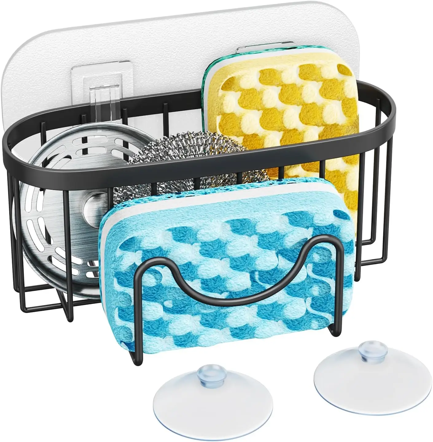 M Shape Versatile Sponge Holder Kitchen Sink Caddy
