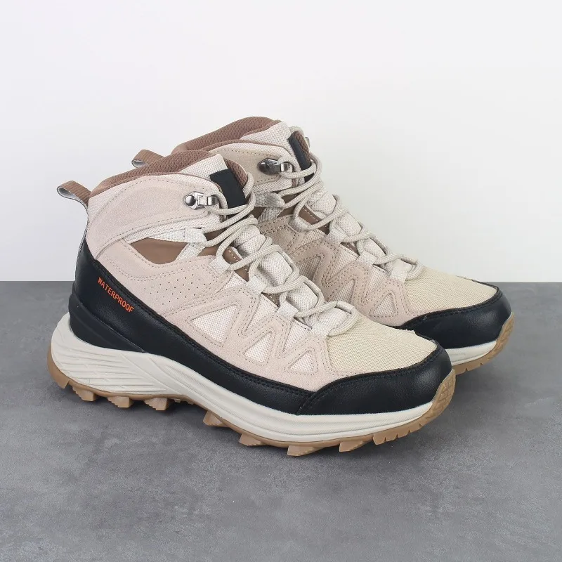 

Профессиональные горные ботинки для женщин, удобные для активного отдыха, серые треккинговые сандалии, женские нескользящие туристические ботинки.