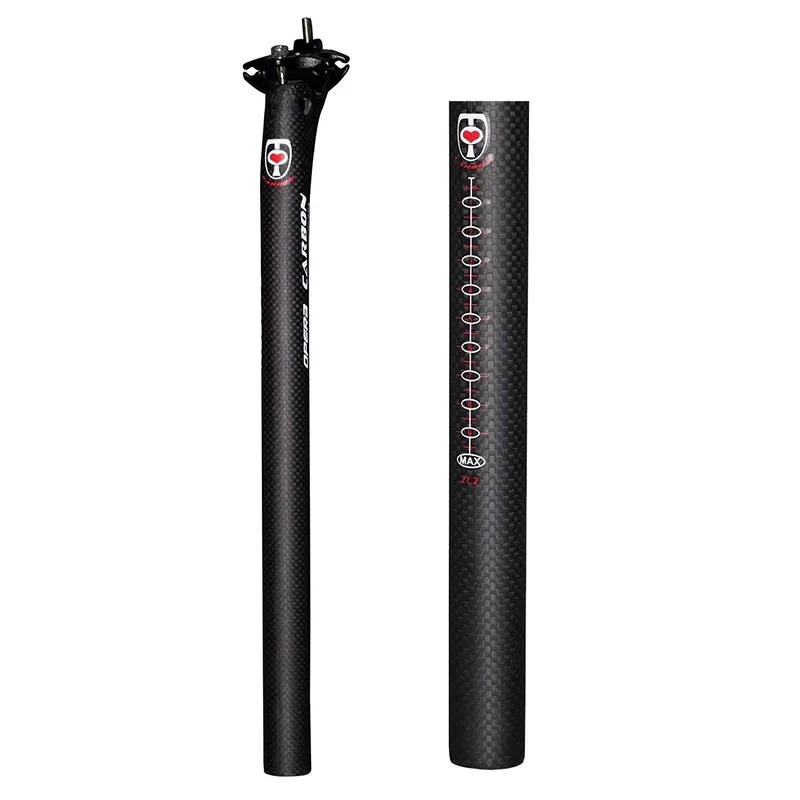 2024 Carbon Seatpost 27.2/30.8/31.6mm matte/Gloss 3k Carbon Fiber MTB/Road Bicycles Carbon Fiber seat post Light seat tube