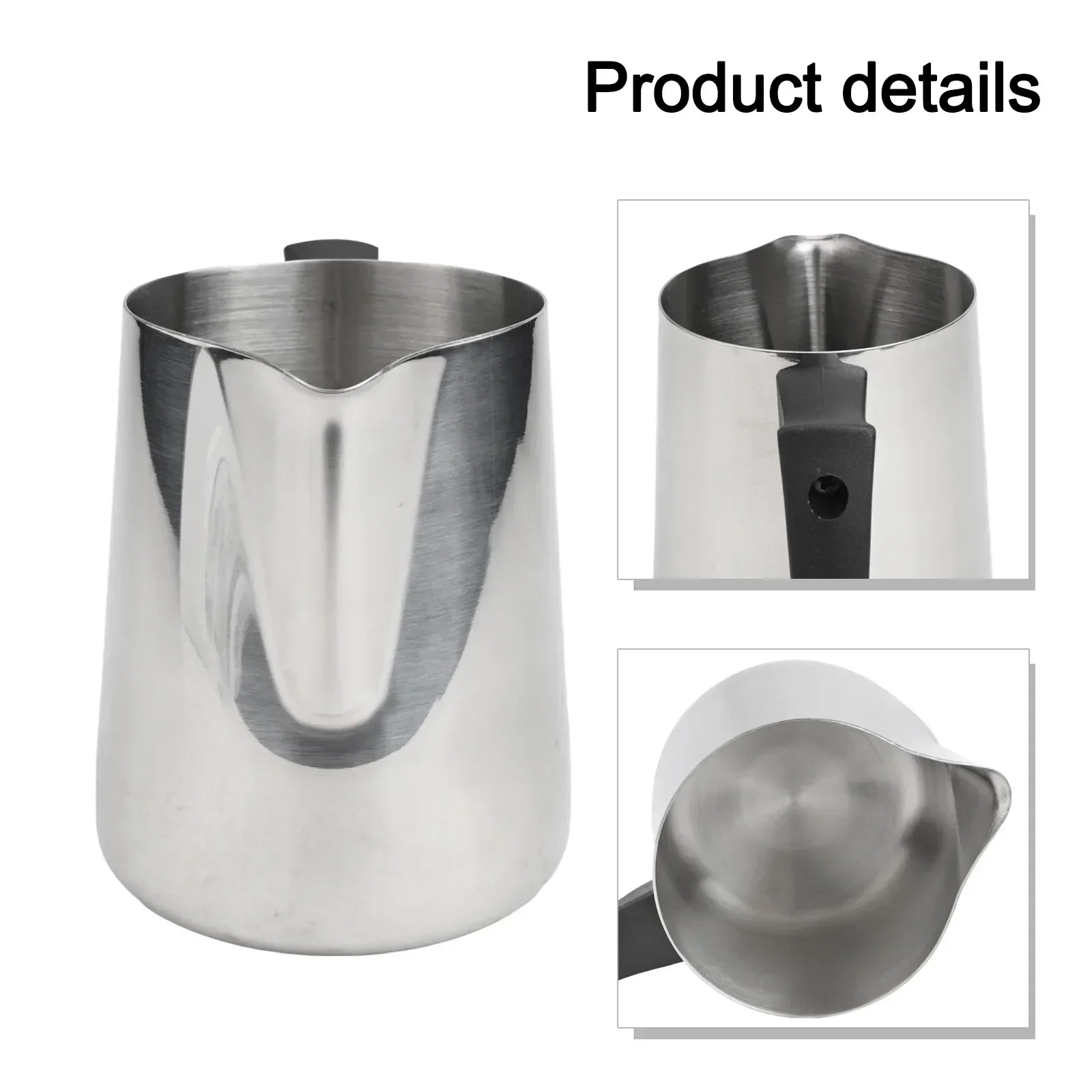 Coffee Presentation Stainless Steel Frother Latte Art Milk Pitcher Tool Milk Steaming Pitcher Precision Measurement