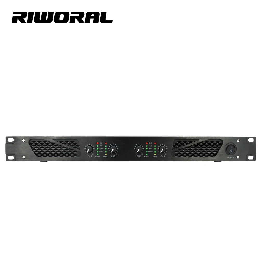 

AR1450 4-channel 1U size class d audio professional power amplifier sound AR1450 500W