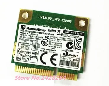 

New Original Laptop Wireless wlan Card For RealTek RTL8188ce RTL8188EE Half Mini PCI-E 802.11 B/g/n 150Mbps