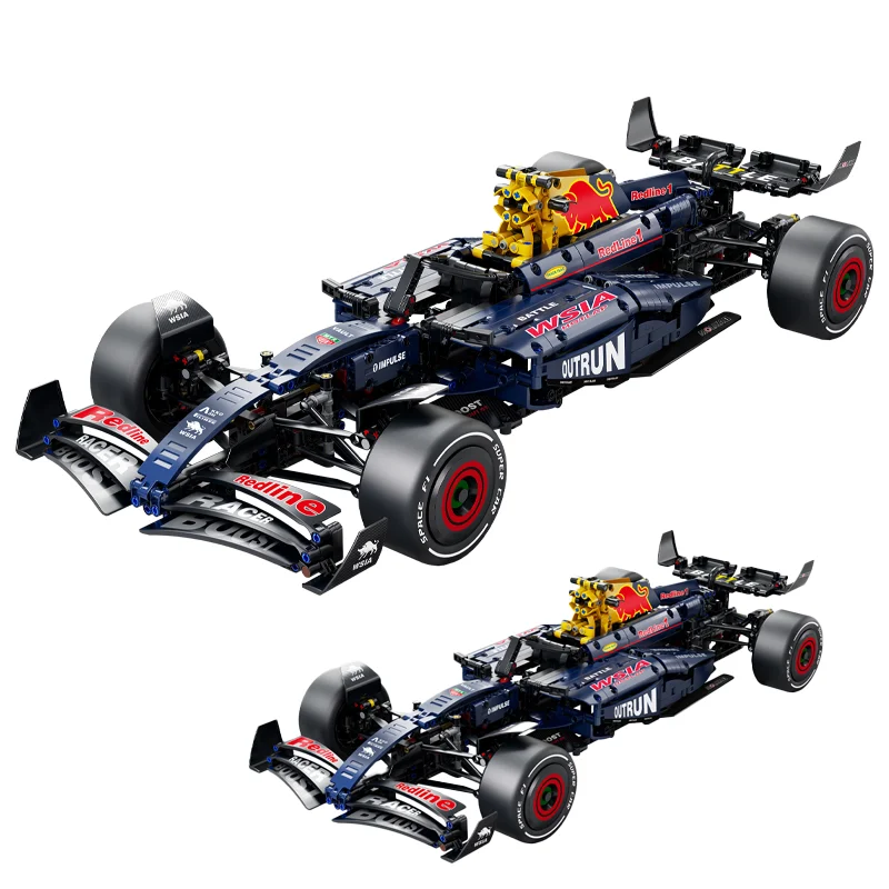 NIEUWE Technische RB20 Raceauto 1390PCS Building Kit 1:8 Schaal Collectible Set Authentiek Gedetailleerde Bouwen Display Model Decor Speelgoed