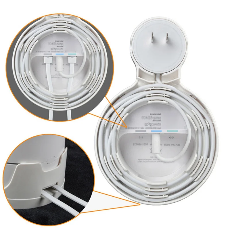 حامل جداري بتقنية جديدة لجوجل واي فاي، حامل دعامة واي فاي لجهاز توجيه واي فاي جوجل سهل الاستخدام في المنزل في كل مكان ب سهل التركيب #2