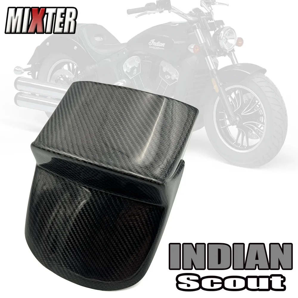 Motorcycle Carbon Fiber Front Fender Extender Fairing Injection Molding For INDIAN SCOUT 2015-2020 2019 2018 2017 SCOUT SIXTY