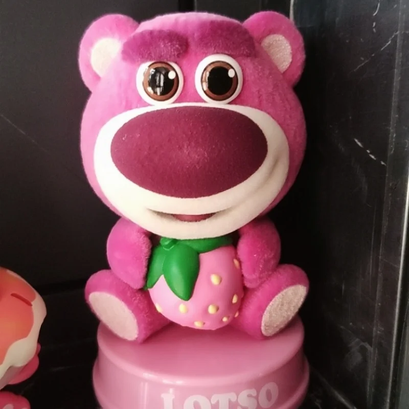 Hot Toys Disney Anime Lotso Winnie The Pooh Cute Bear Character Cosbaby Mini Collection Doll Ornament Model Christmas Gifts Toys