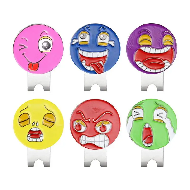 

Golf Ball Markers For Women Divot Tools Removable Golf Ball Markers Golf Ball Marker Clip Golf Marker 6pcs Golf Accessories