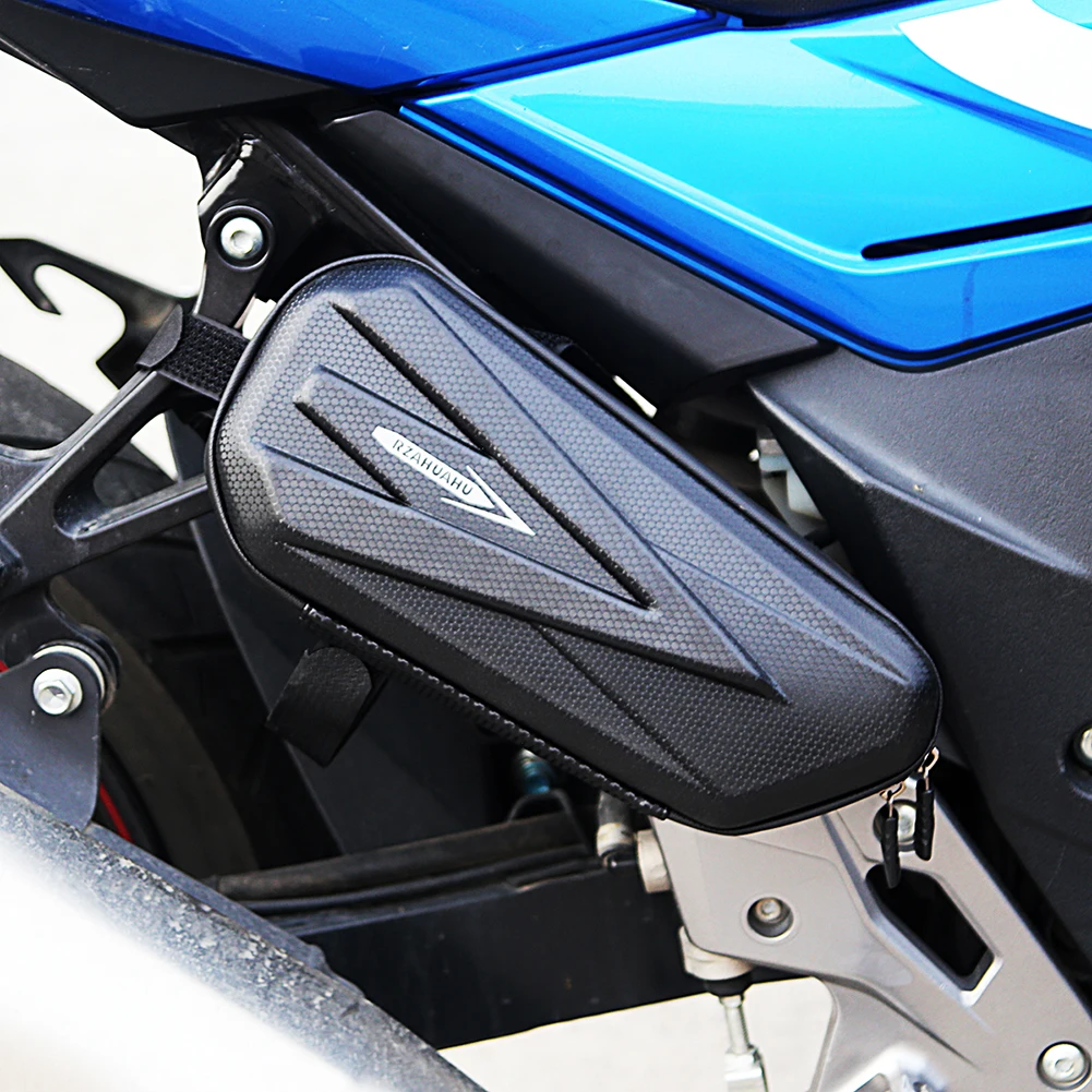 

Waterproof Motorcycle Frame Packages MTB Bike Saddle Bag Electric Bike Hanging Bag Motorcycle Side Bag Hard Shell Triangle Pouch