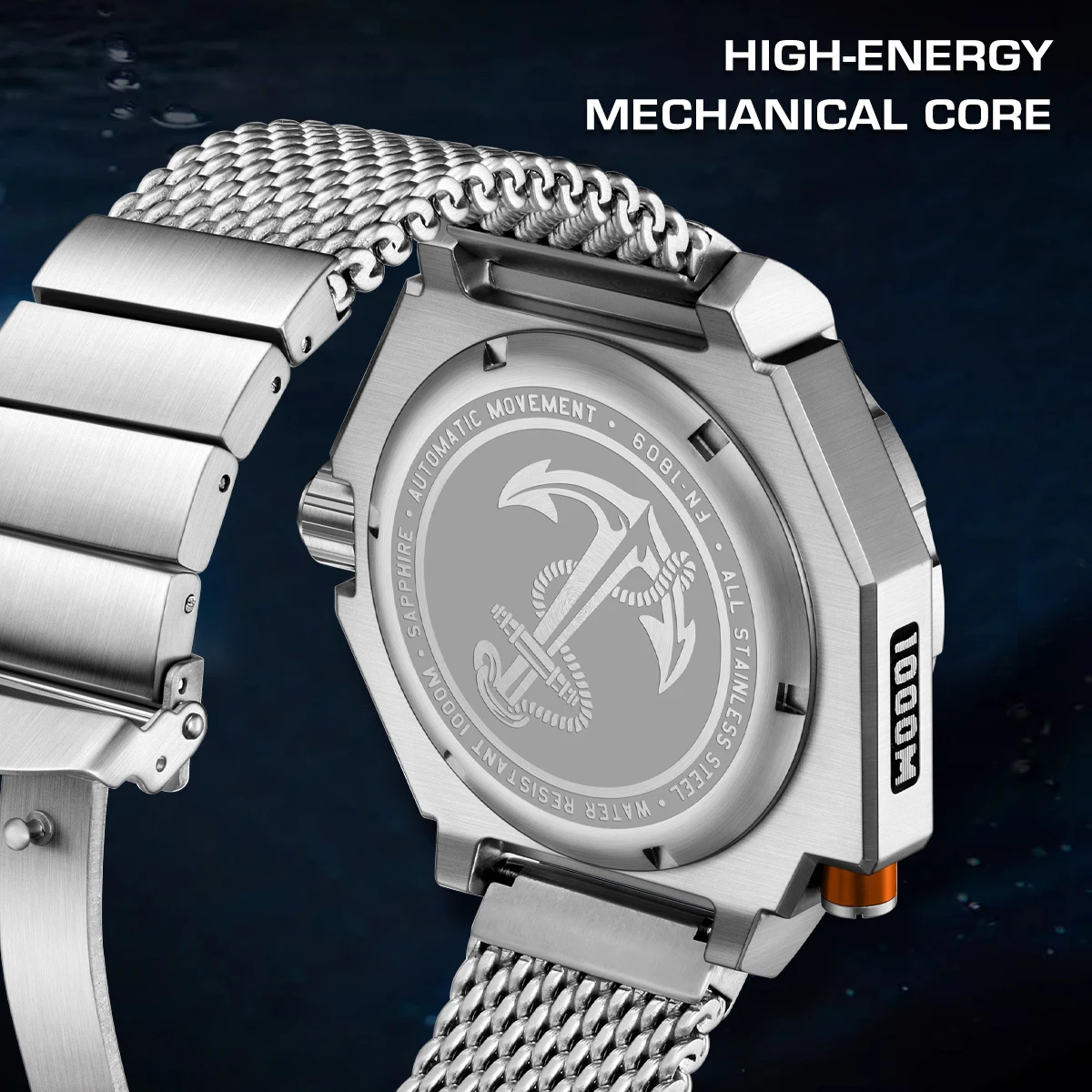 2024 New Mechanical Wrist Watches For Men FeelNever Top Brand Luxury Waterproof Watch Men Fashion Business Automatic Men Watch