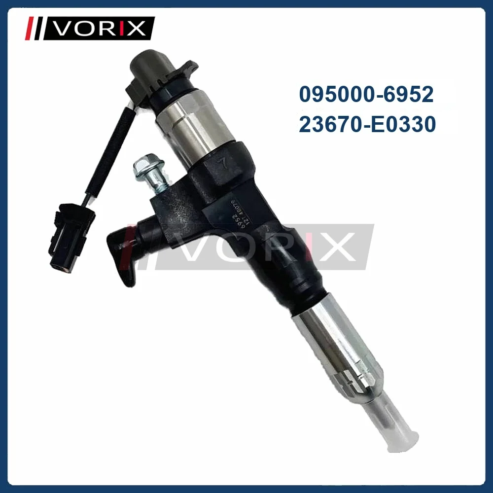 

Common Rail Injector 23670-E0330 095000-6952 Injector Nozzle for Hino J05C J05D
