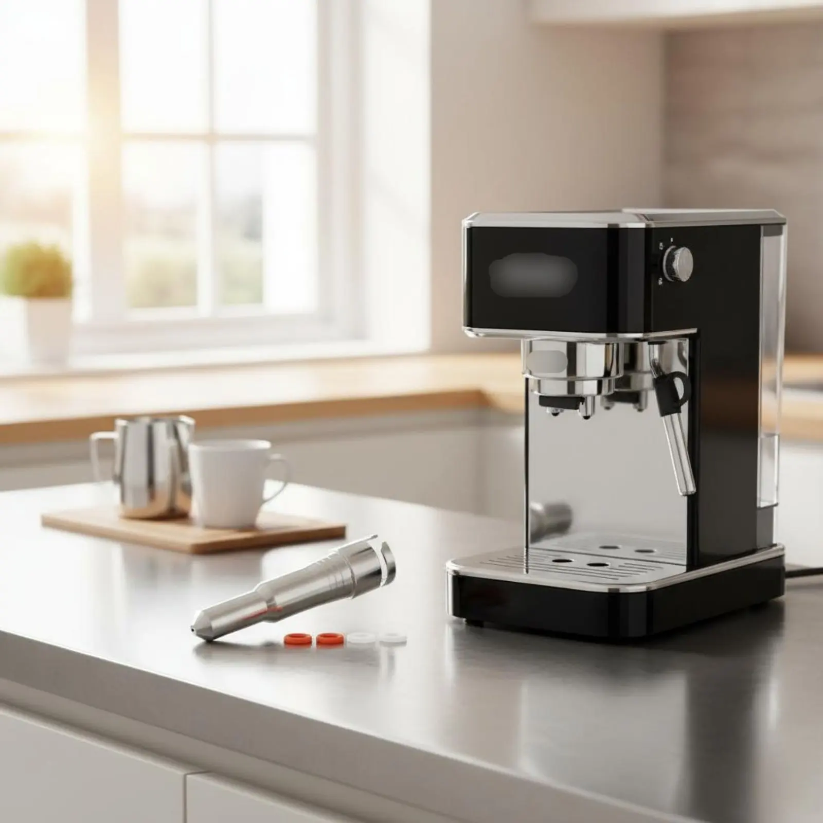 

Coffee Machine Steam Spout High Temperature Resistant Steam Tube Spout Easy to Clean for Baristas