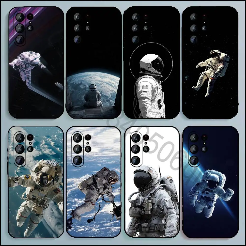Astronaut  Phone Case For Samsung Galaxy A20 21 22 31 32 52 53 72 73 80 91 Soft Black Cover