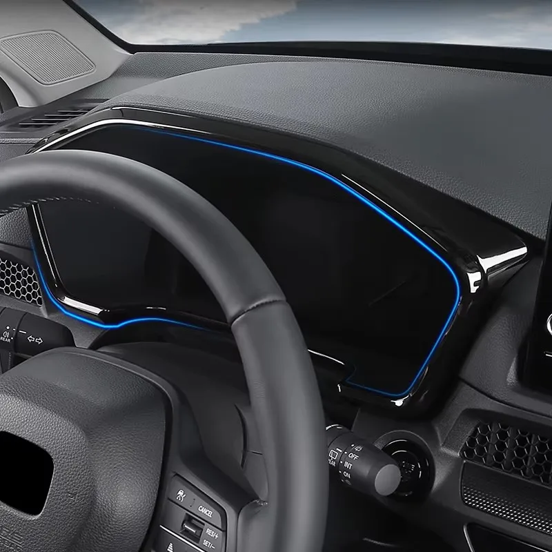 Für Honda CR-V CRV 6. Generation 2023 2024 2025 2026 Hybrid Glänzend Schwarze Stil Auto-Innenverkleidung Zubehör Linkslenker LHD – Detail 20