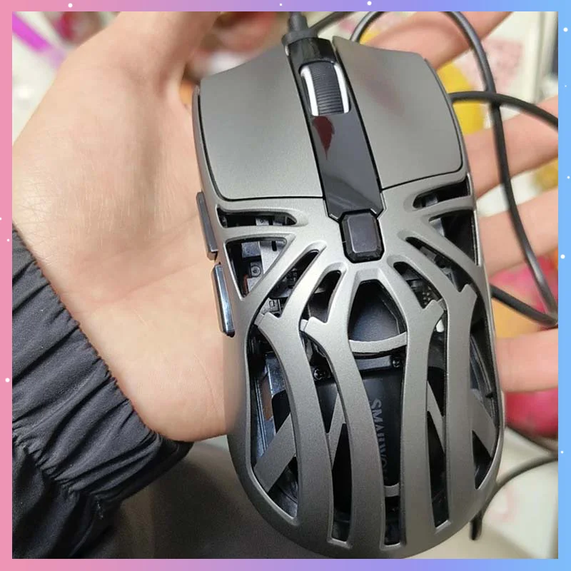 RS8 Gaming Mouse Tri-Mode Wired/2.4G/BT 1000HZ 10000DPI Support Macro Programming With Digital Screen E-Sports Office Mouse Gift