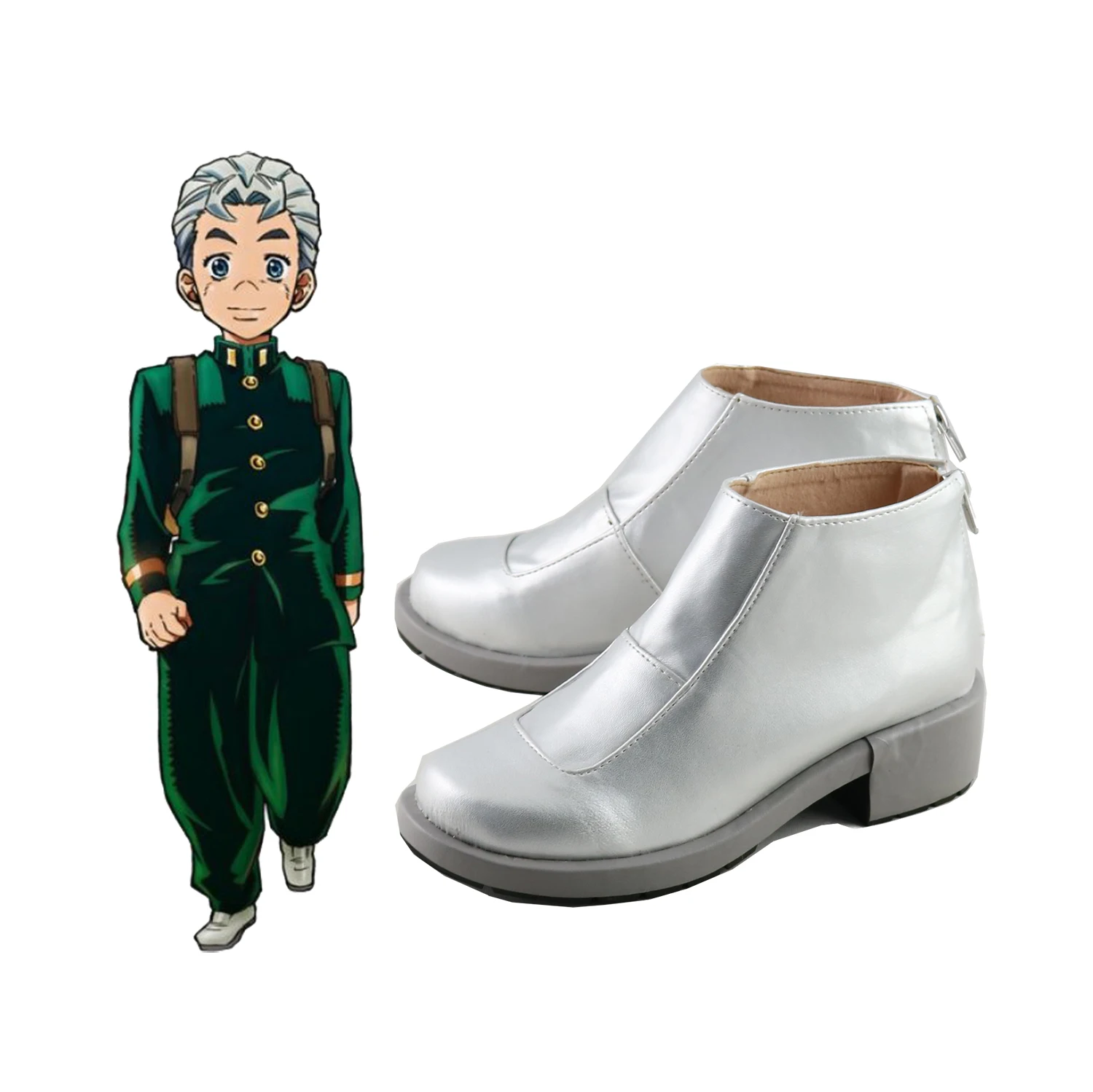 أحذية جوجو للمغامرة الغريبة هيروس كويتشي التأثيرية للنساء والرجال هيروس كويتشي كوس أحذية أنيمي رمادية