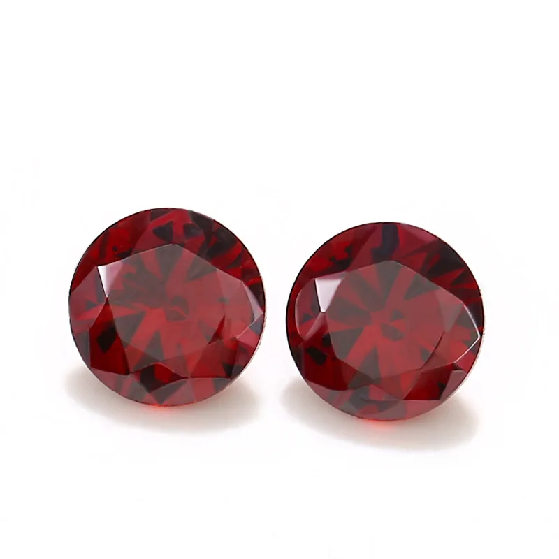 Cubic Zirconia Stone Beads para Fazer Jóias, Material de zircônia, AAA Grade, CZ Zircão, 4mm, 5mm, 6mm, 7mm, 8mm, 10mm, 12mm, 30 PCes, lote