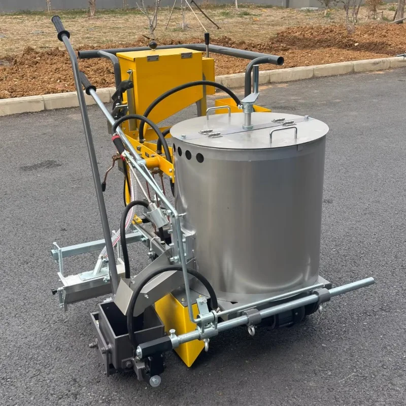 RAY-OU HRMM-2 Electric Driven Self Propelled Thermoplastic Paint Road Marking Machine Automatic Line Marking Machine