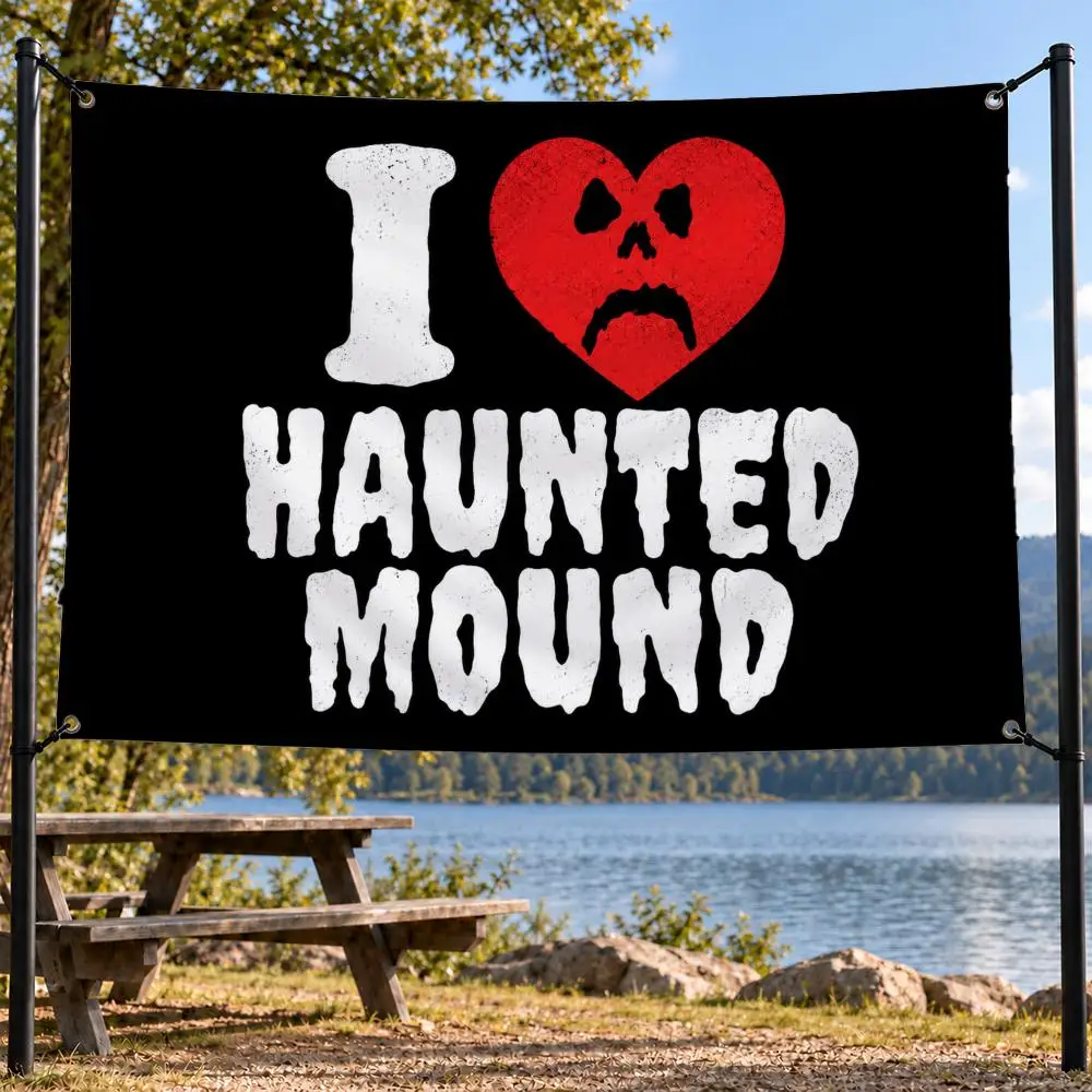 Rapper Senatary Haunted Mound Flags decor flag banner,wall hanging flag,indoor outdoor wall decor,yard garden porch patio