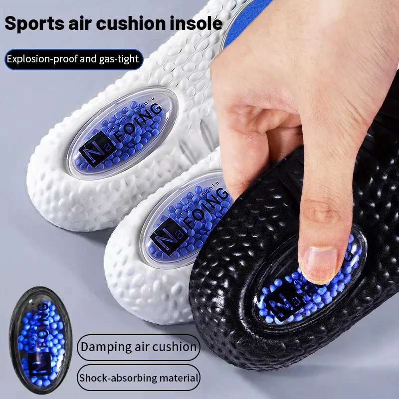 New Sports Insoles for Shoes Technology Shock Absorption Deodorant Breathable Cushion Running Insoles for Feet Man Women