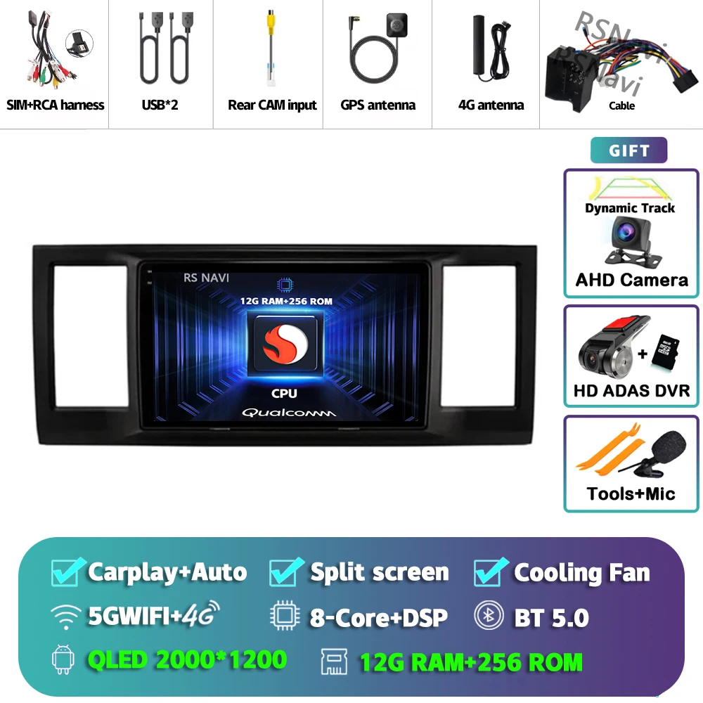 Android 15 Carplay Auto Voor Vw Volkswagen Caravelle 6 T6.1 T6 2015 2016 2017-2020 Multimedia Autoradio Speler video Wifi + 4G Bt