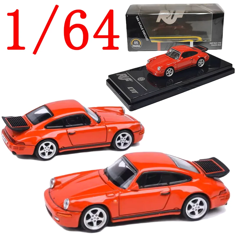 

Para Diecast 1/64 Scale Porsche Alloy Model Car Porsche Sports Car 911 CTR930 CTR1 Play Vehicles Toys for Boys Gift Original Box