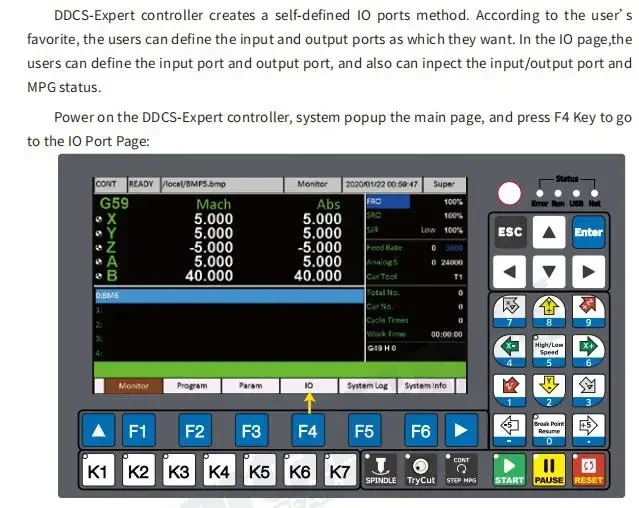 5-axis Cnc Independent Controller Ddcs-expert 3/4/5 Axis Offline Support Closed Loop Stepper/atc Controller To Replace Ddcsv3.1