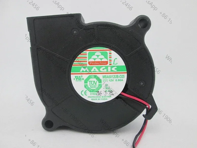 MBA6012UB-O25 DC 12V 0.60A 2-Wire Server Cooling Fan