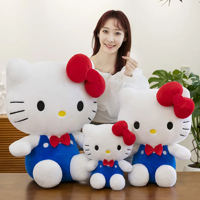 

30 см Hello Kitty аниме Hello Kitty мягкие игрушки плюсhier мягкая подушка подарки на день рождения для девочек Kawaii Hello Kitty плюшевые куклы