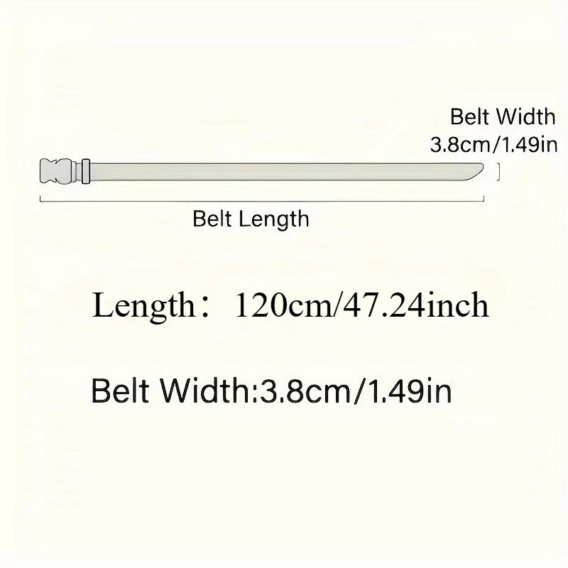 إبزيم حزام رجالي، منسوج خفيف الوزن وجيد التهوية، متعدد الوظائف في الهواء الطلق كاجوال ومتعدد الاستخدامات للرجال