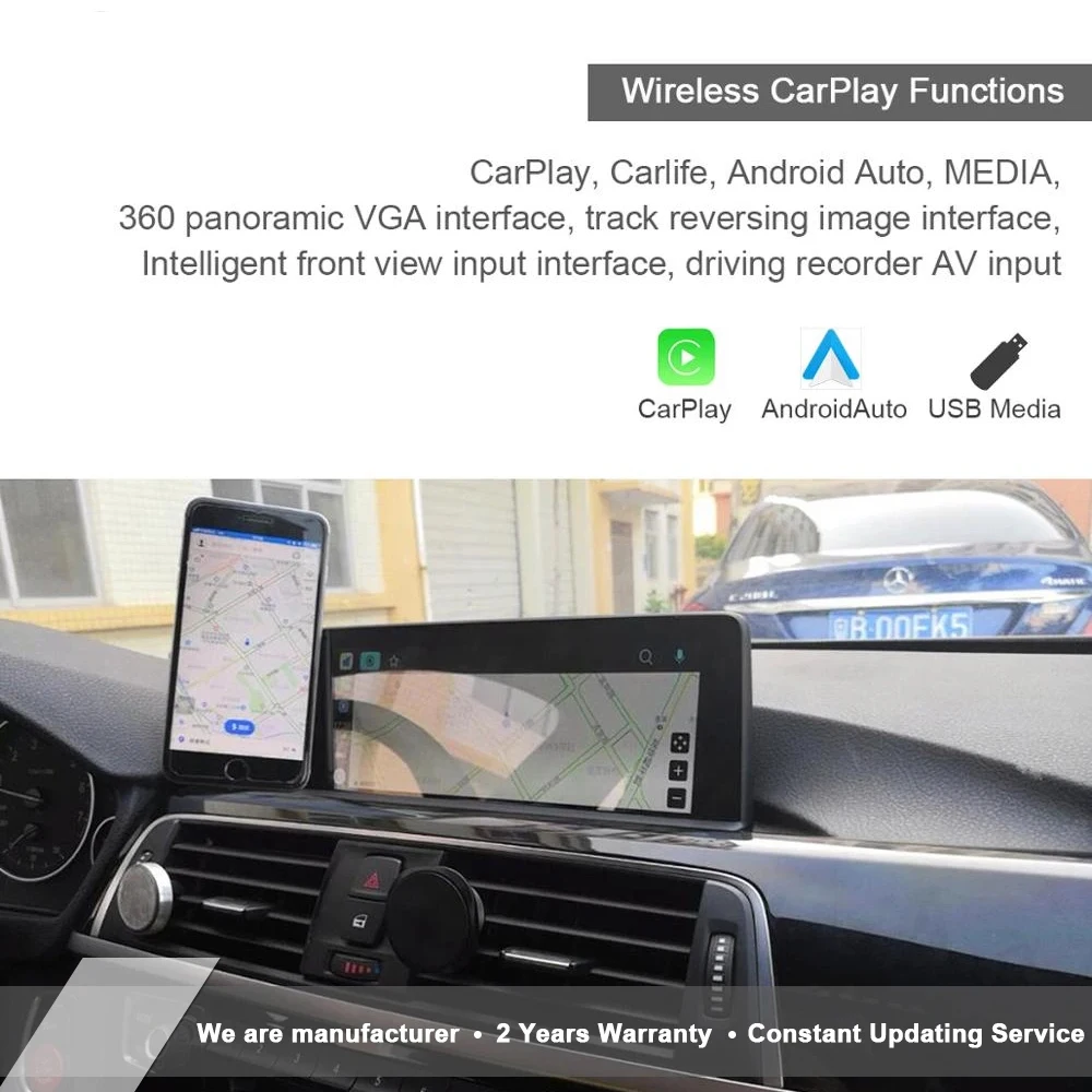 Wireless Apple CarPlay Android Auto Retrofit for BMW 1 2 3 4 5 6 7  X1/X3/X4/X5/X6/Z4/I3/I8/M3/M4/M5/M6 Mirroring