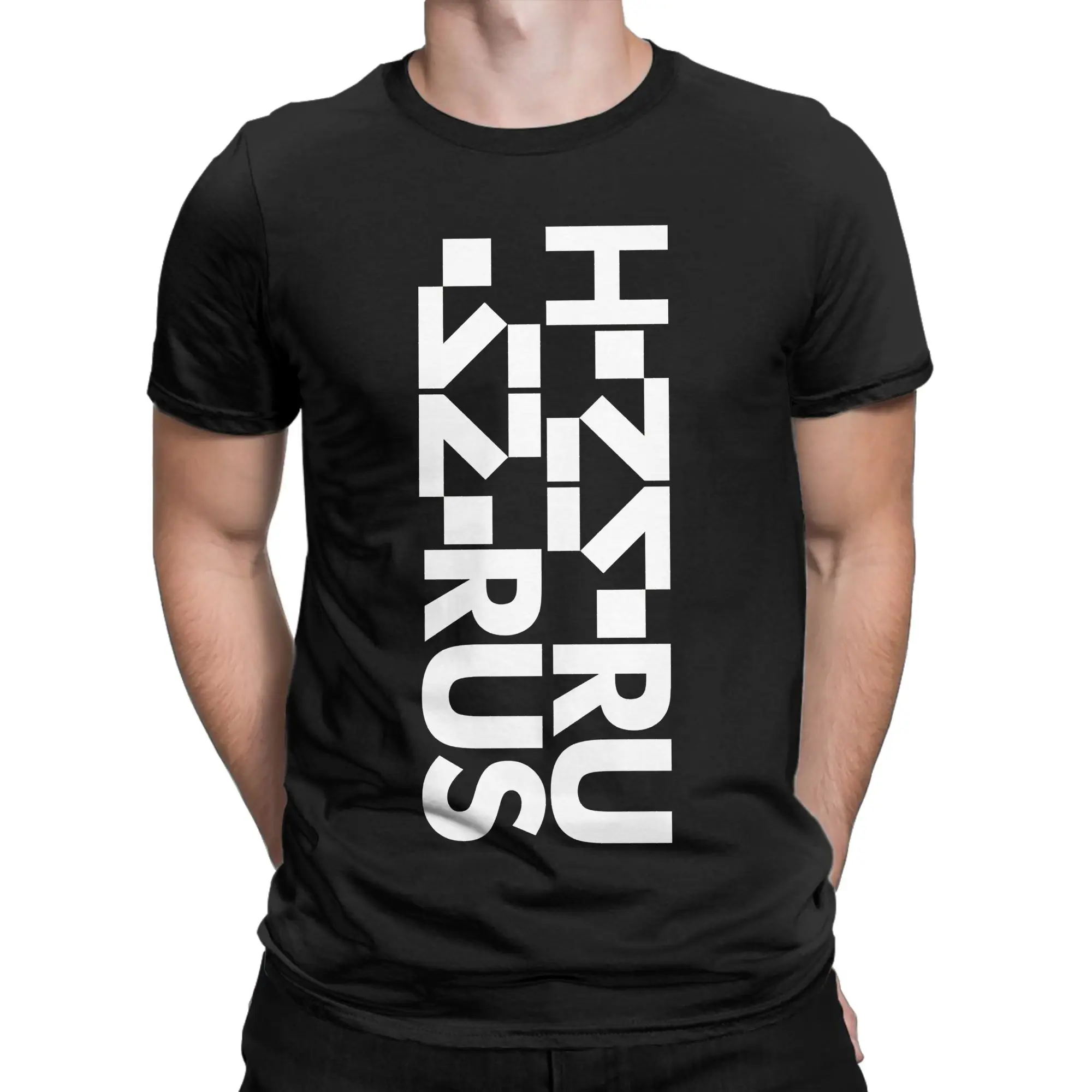 Novelty Marathon Game  Glitch RUSH T Shirt Men Cotton Short Sleeve  Round Neck Summer TopsTops