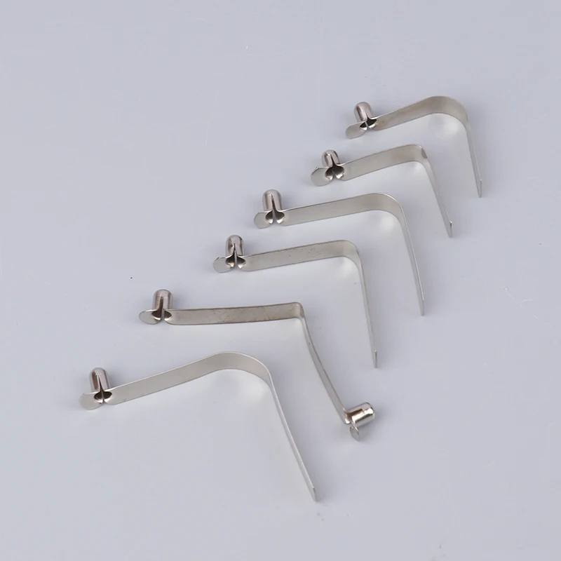 10 pz tubo pulsante singolo chiusura a scatto tipo V Caravan in acciaio Kayak Paddle Clip a molla morsetto a pressione perno palo tenda