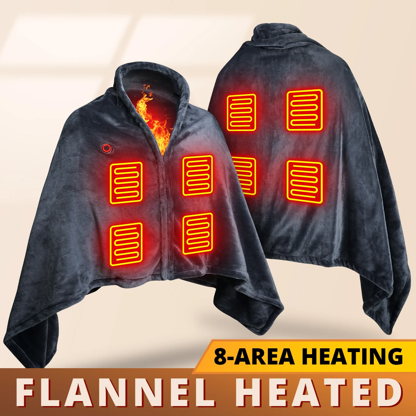 

Motorcycle Neck Scarf Indoor And Outdoor Winter Warmth Products Windproof And Cold Proof Shawl Electric Heating Shawl Blanket